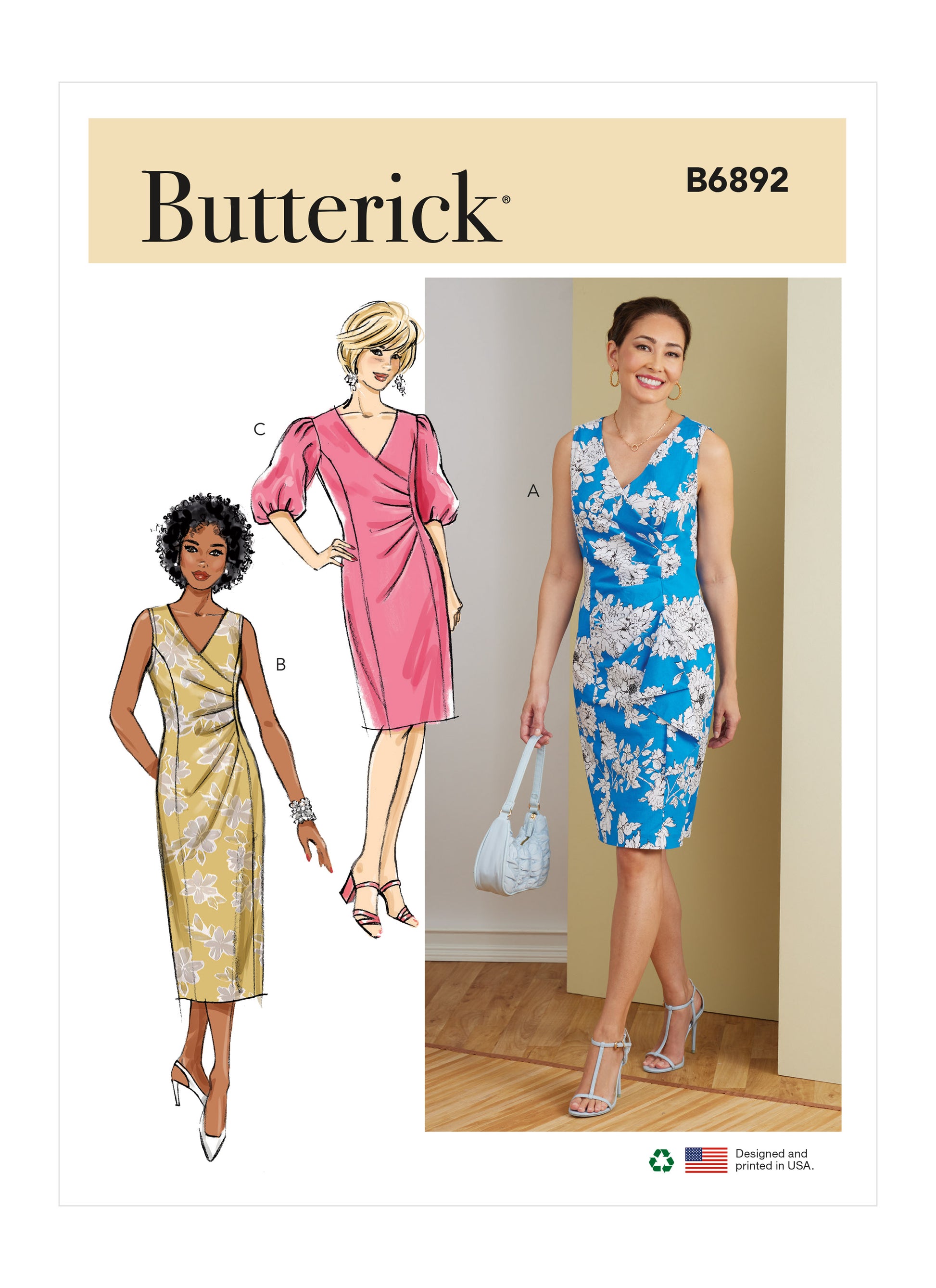 Butterick Pattern B6892 Misses' Dress