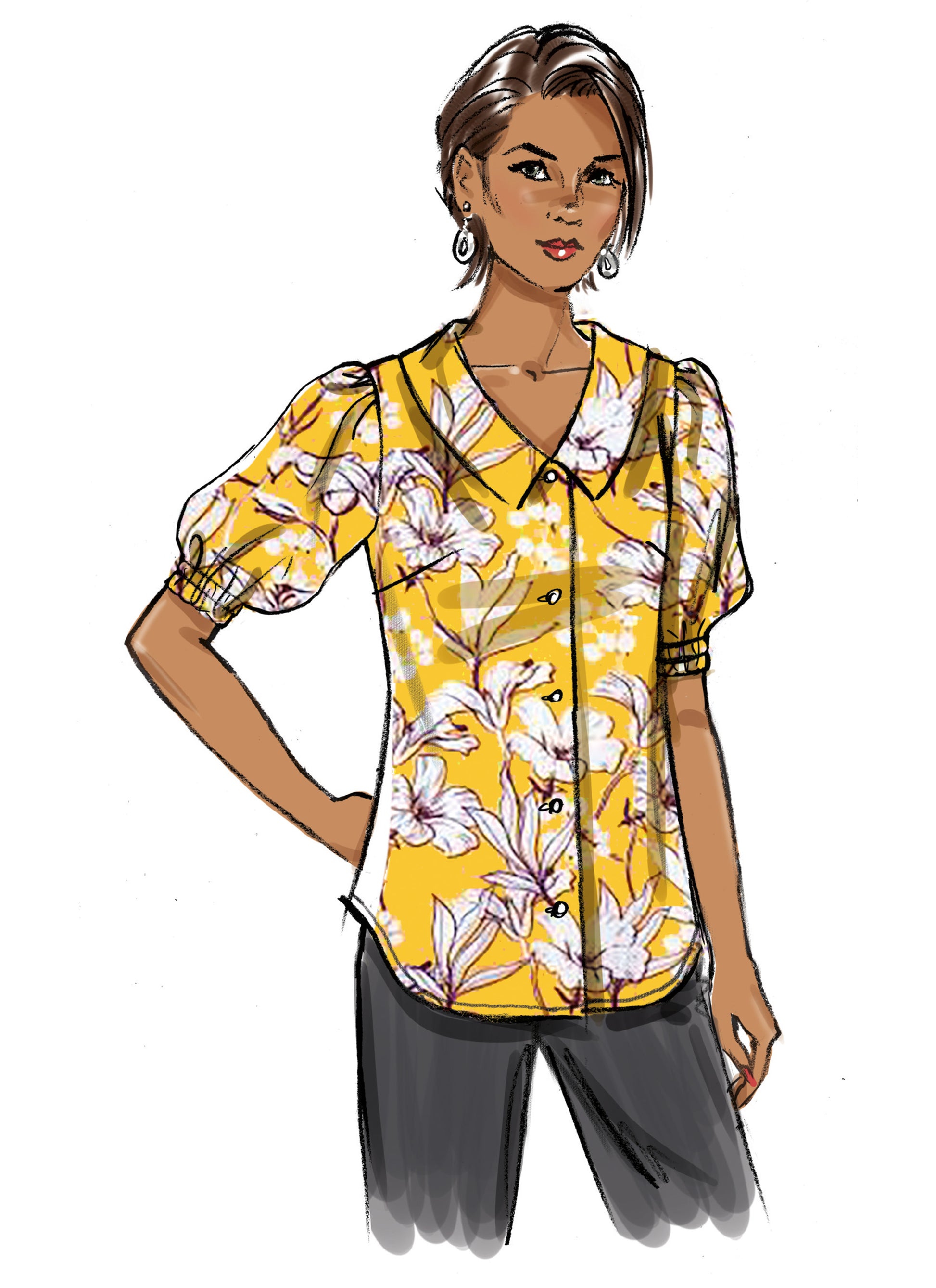 Butterick Pattern B6895 Misses' Top