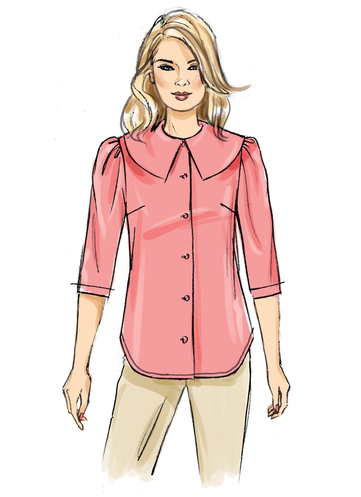 Butterick Pattern B6895 Misses' Top