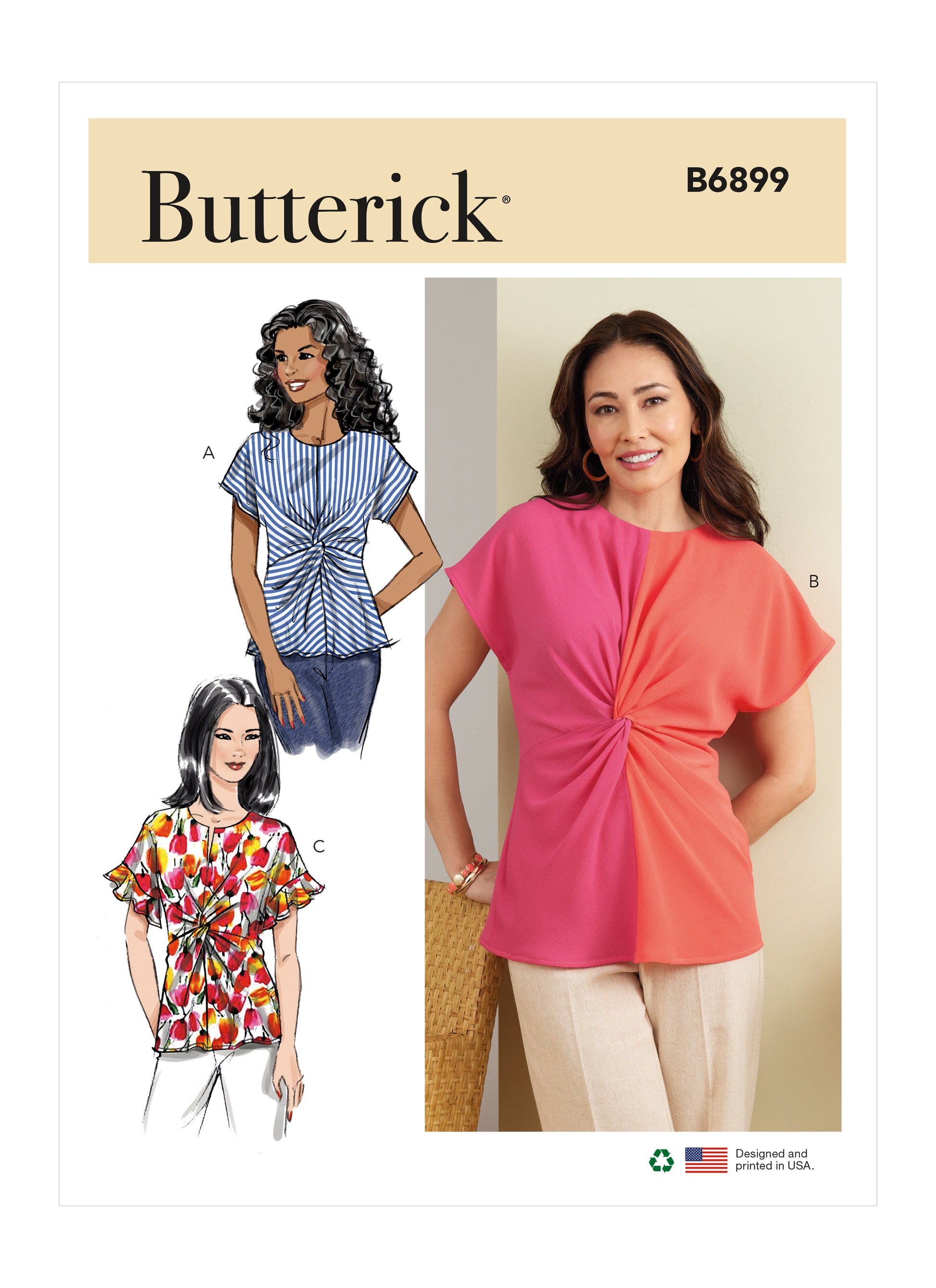 Butterick Pattern B6899 Misses' Top