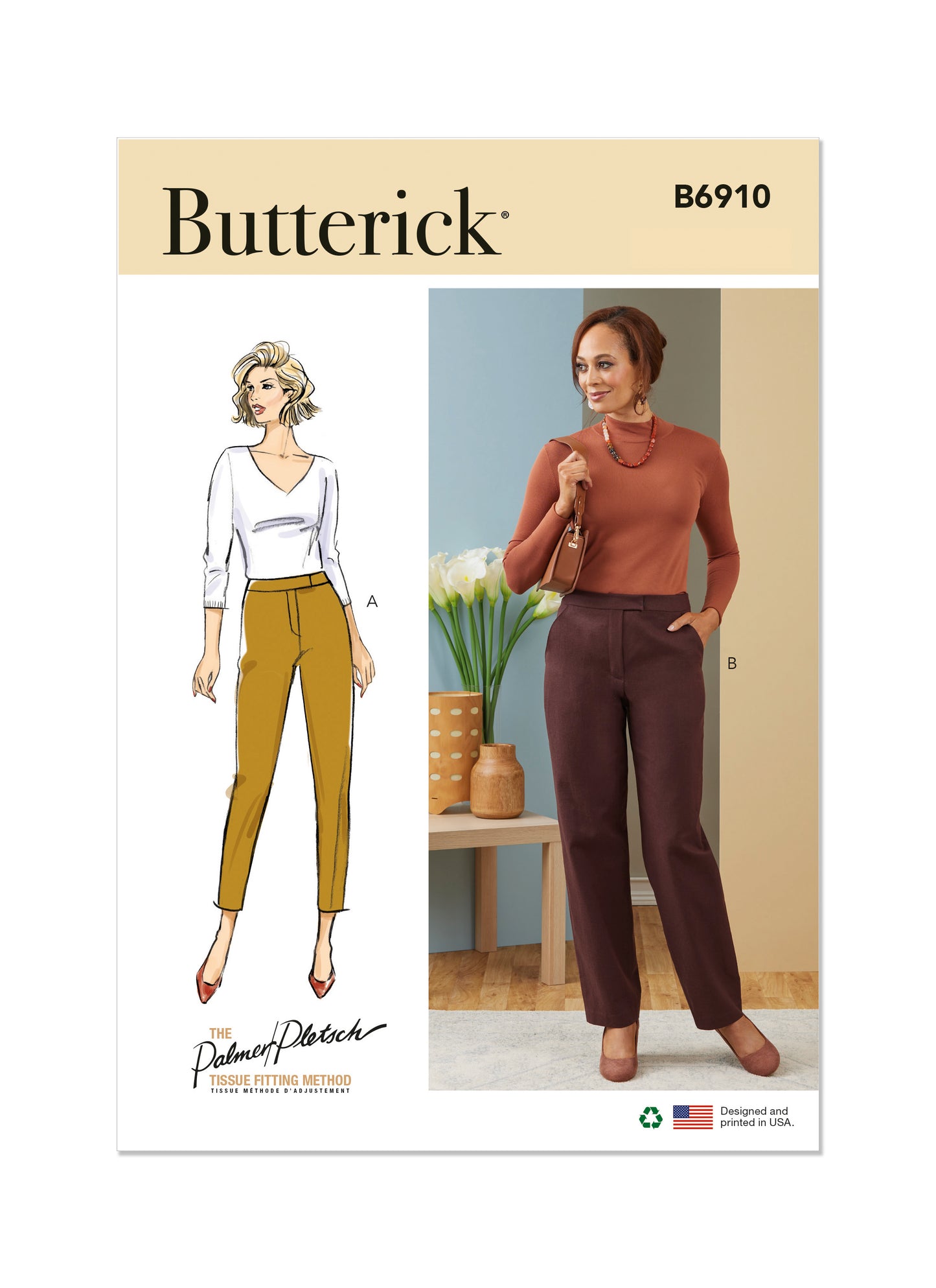 Butterick B6910 Miss Contour Band Pants