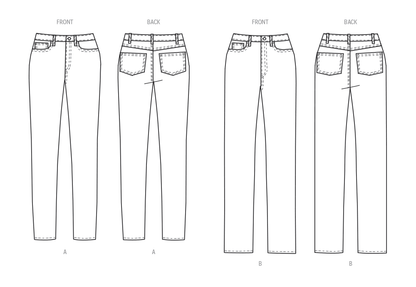 Butterick B6912 Women's Jeans