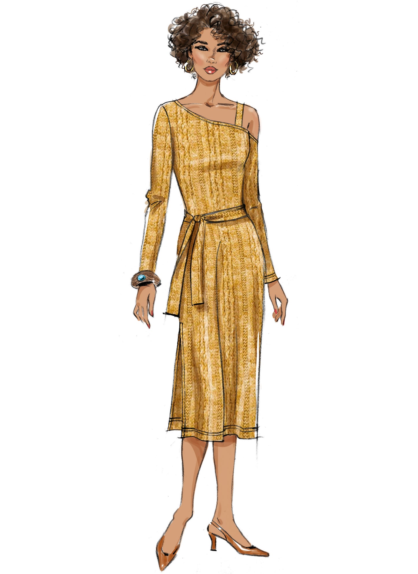 Butterick B6913 Misses' Knit Dress, Top, Skirt and Pants