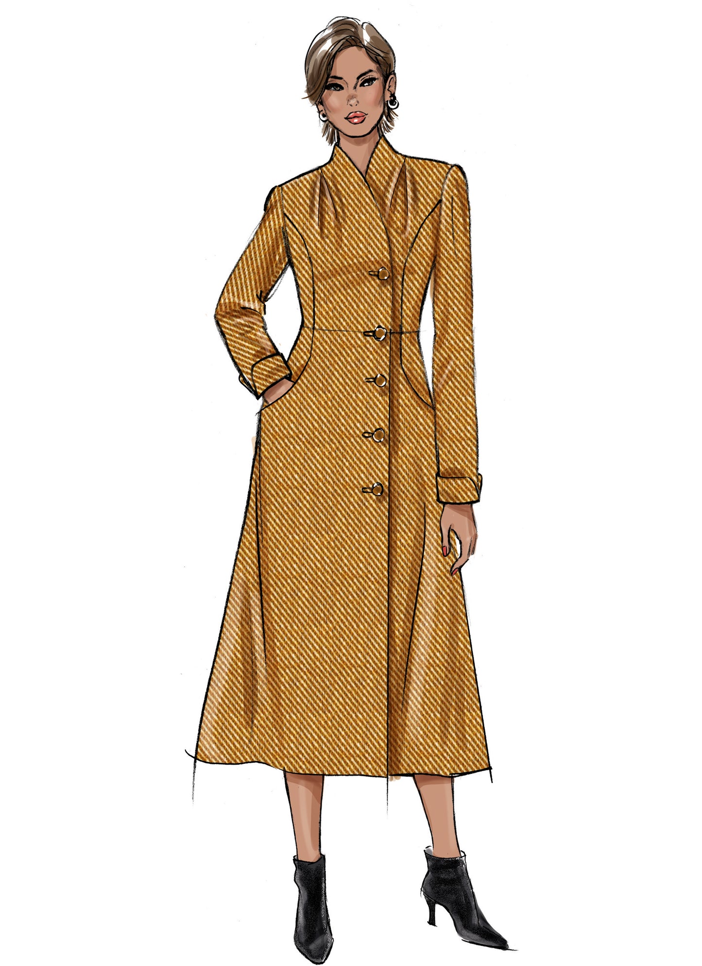 Butterick B6917 Misses' Coat