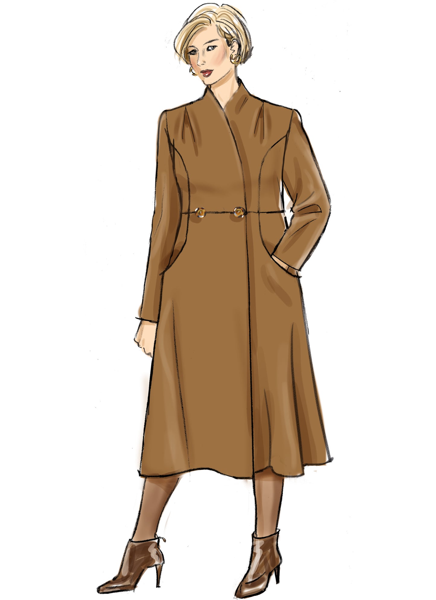 Butterick B6918 Women's Coat