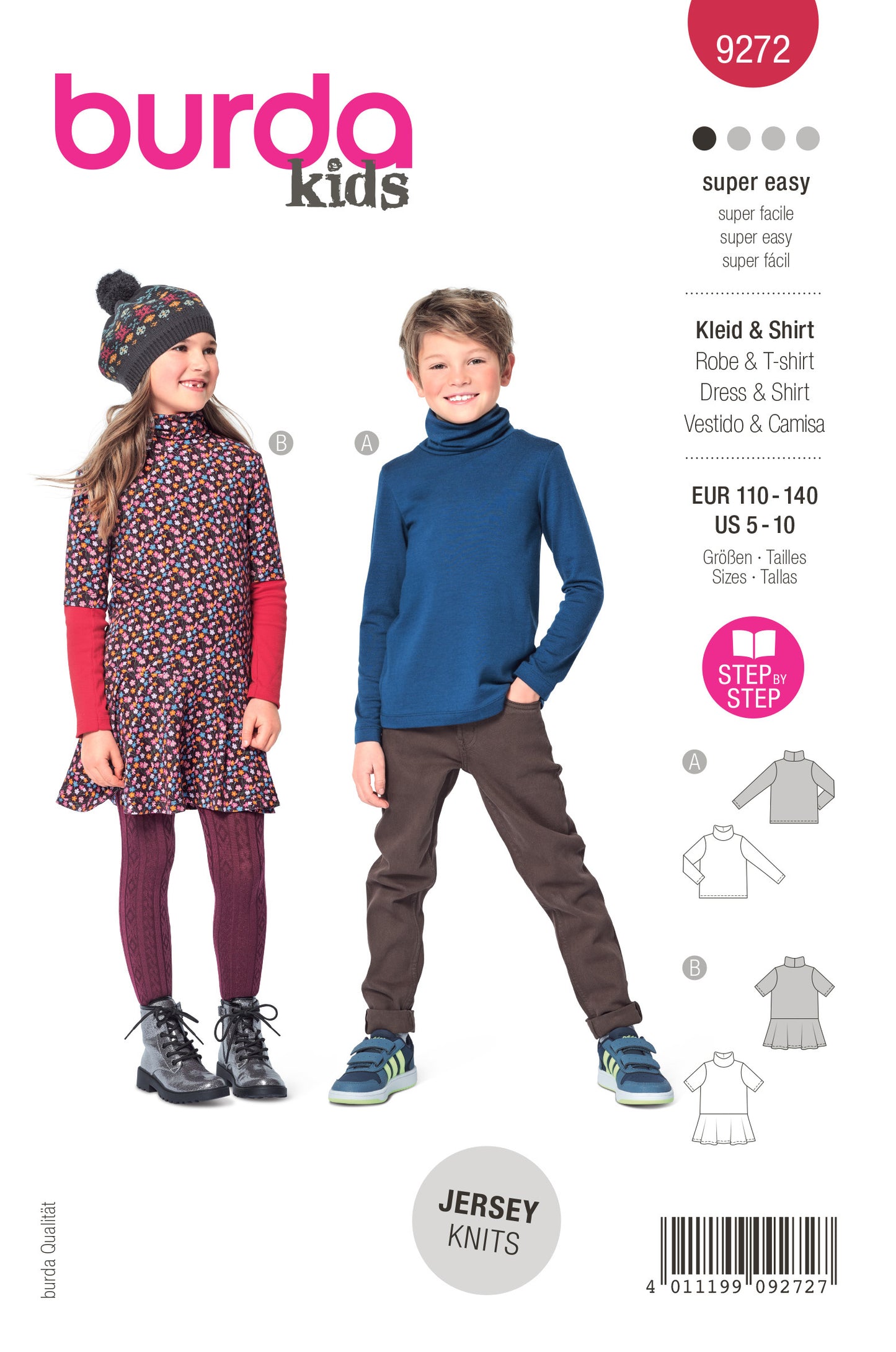 Burda X09272 Child Dress