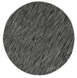 Skandi Freyja Black & White Round Wool Rug