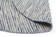 Skandi Lagertha Blue Round Wool Rug