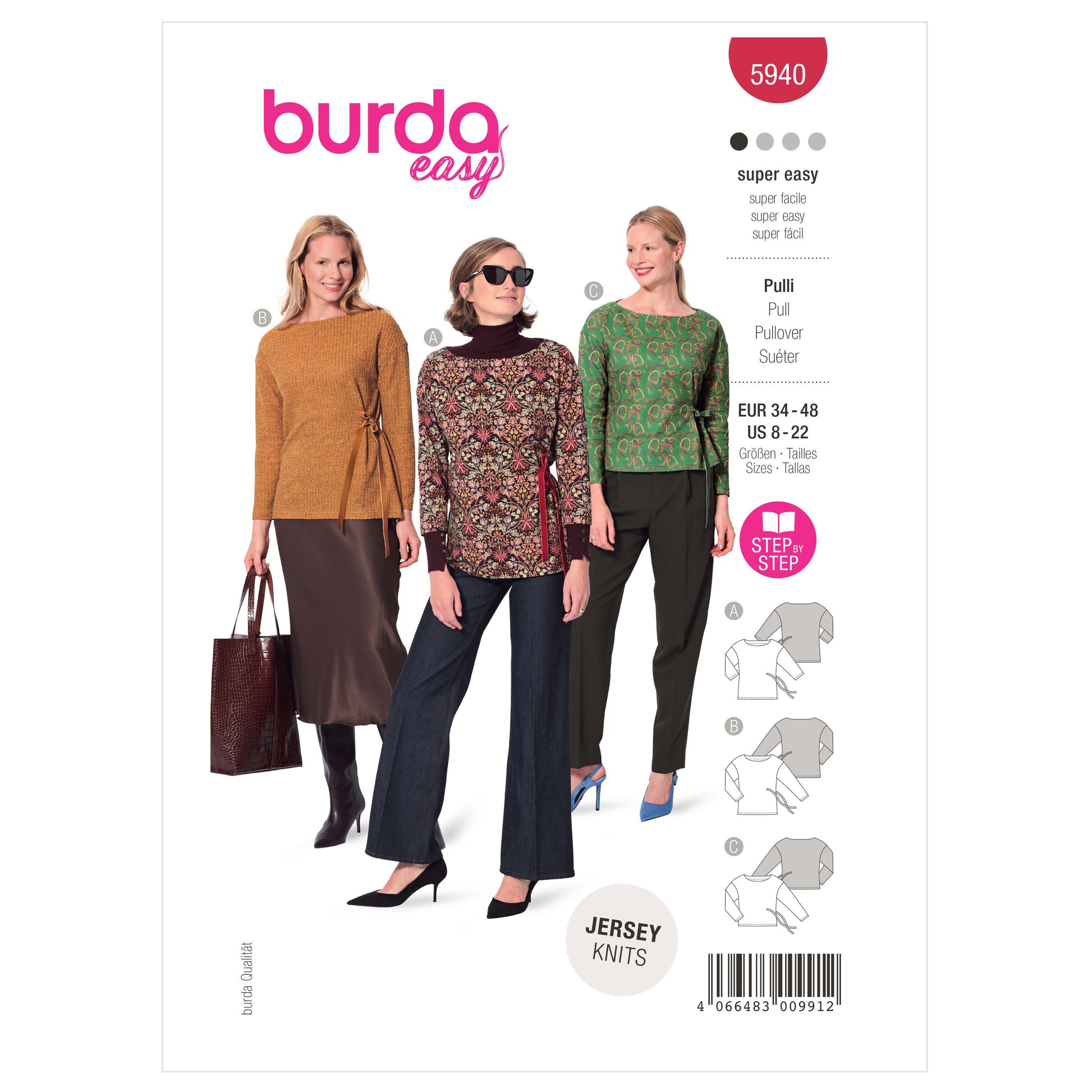 Burda Pattern X05940 Misses' Top/Vest