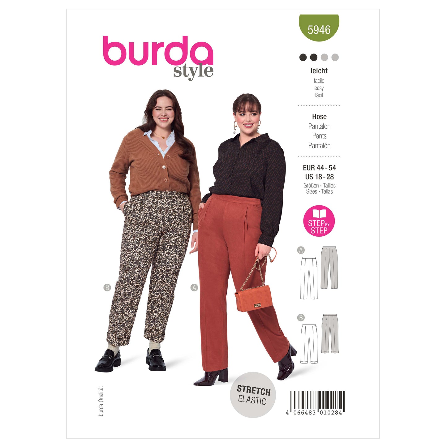 Burda Pattern X05946 Plus Size Skirt/Pants