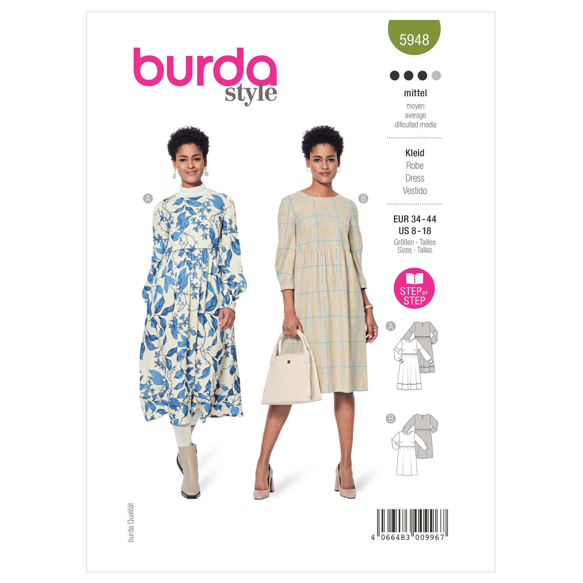 Burda Pattern X05948 Bur Misses' Dress