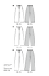 Burda Pattern X05960 Misses' Skirt/Pants