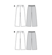 Burda Pattern X05969 Misses' Skirt/Pants