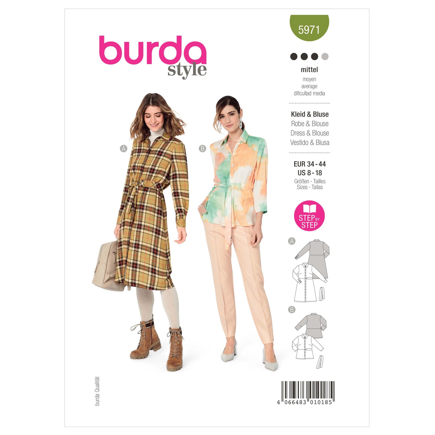 Burda Pattern X05971 Misses' Dress