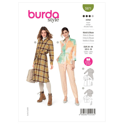 Burda Pattern X05971 Misses' Dress