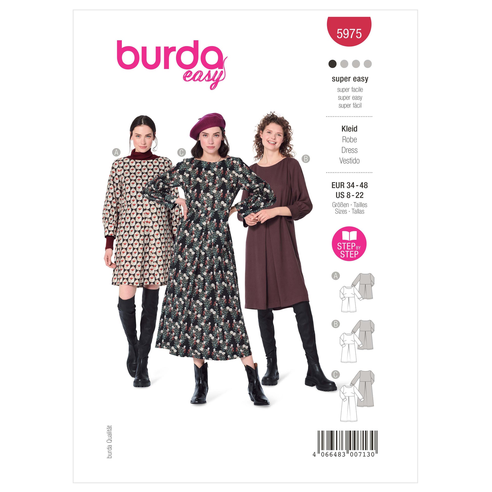 Burda Pattern X05975 Misses' Dress