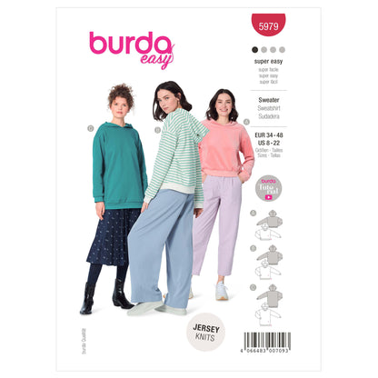 Burda Pattern X05979 Misses' Top/Vest