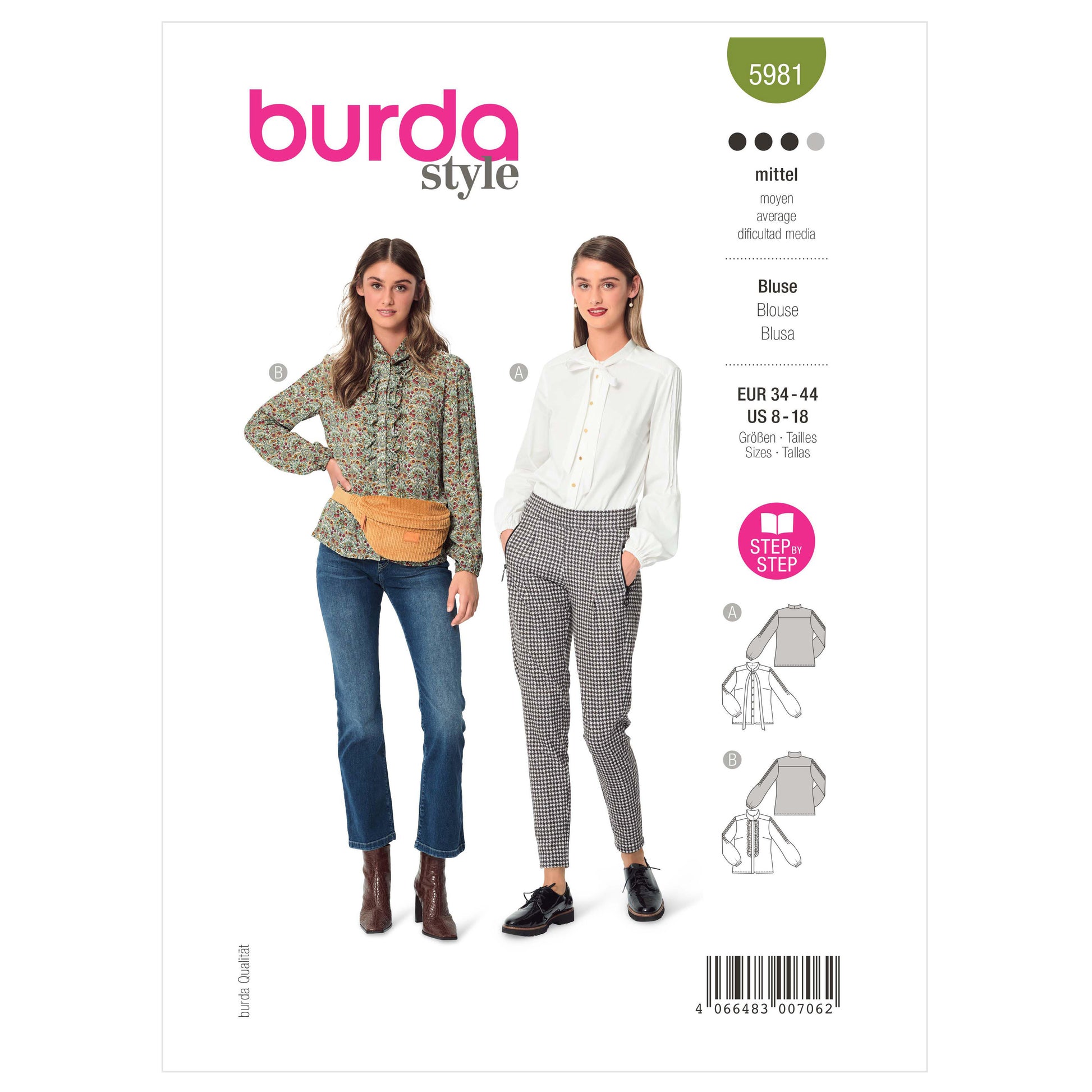 Burda Pattern X05981 Misses' Top/Vest