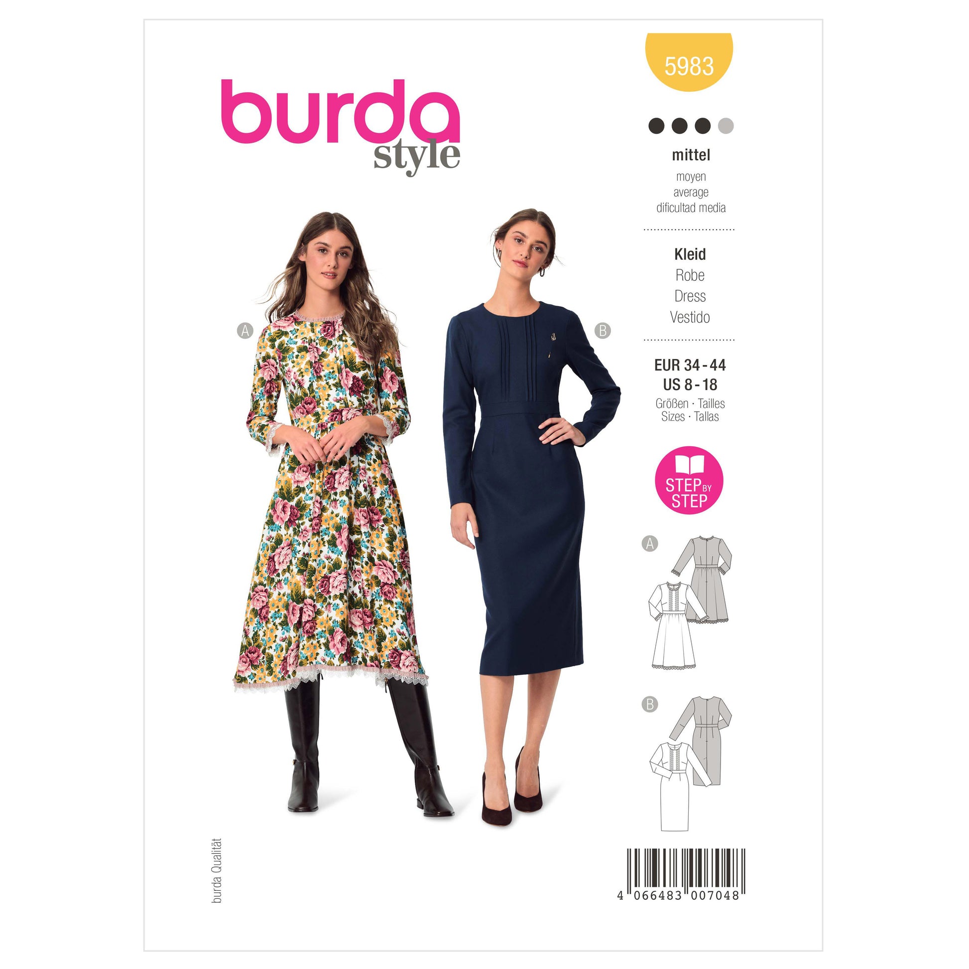 Burda Pattern X05983 Misses' Dress