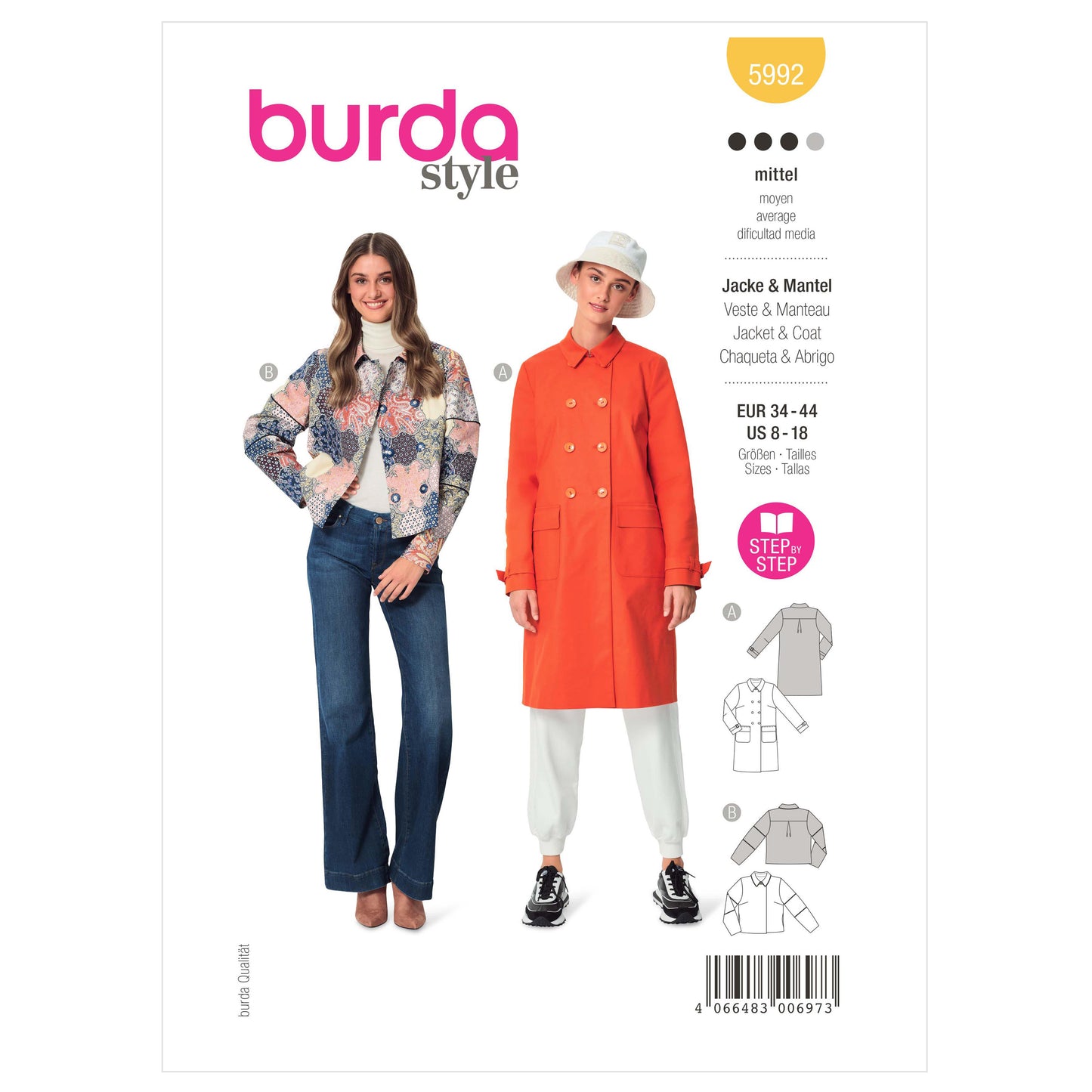 Burda Pattern X05992 Misses' Jacket