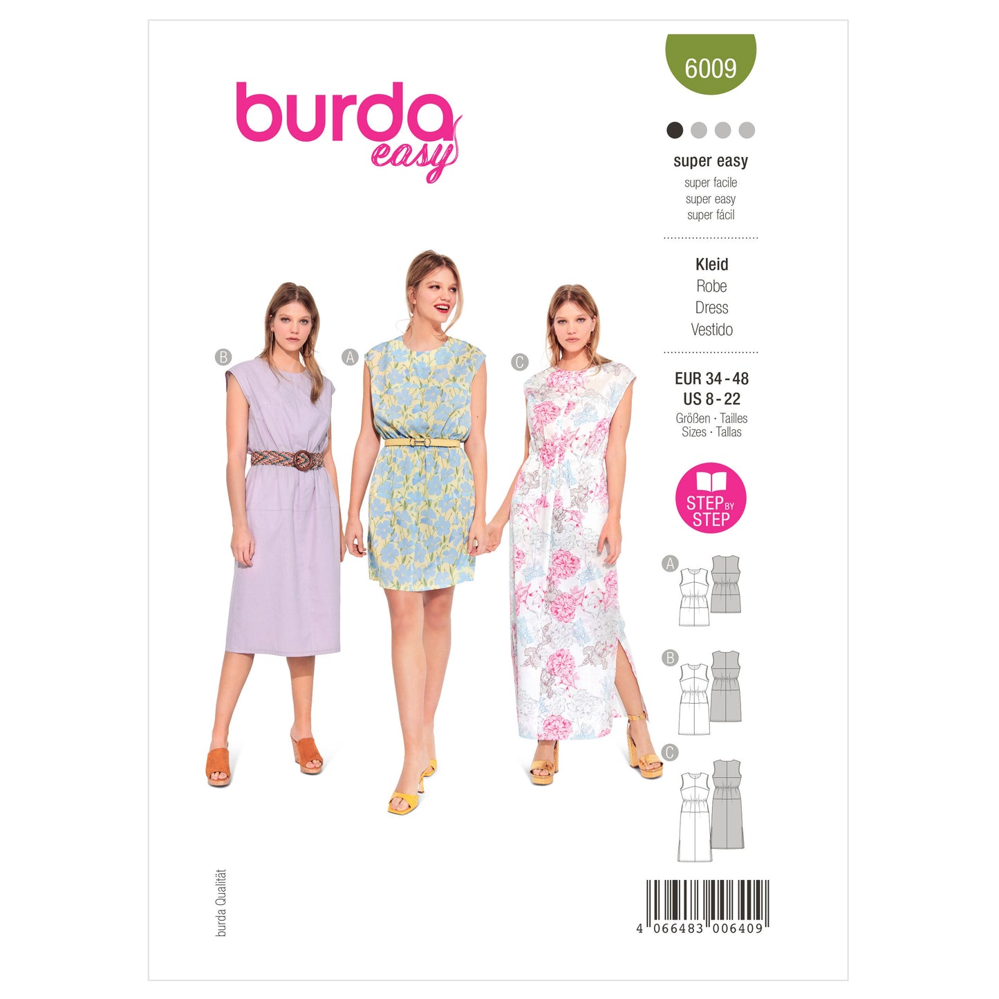 Burda Pattern X06009 Misses' Dress