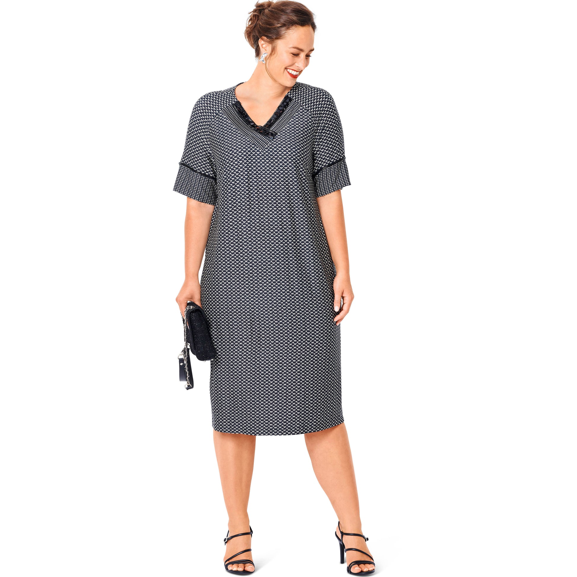 Burda Pattern X06018 Plus Size Dress