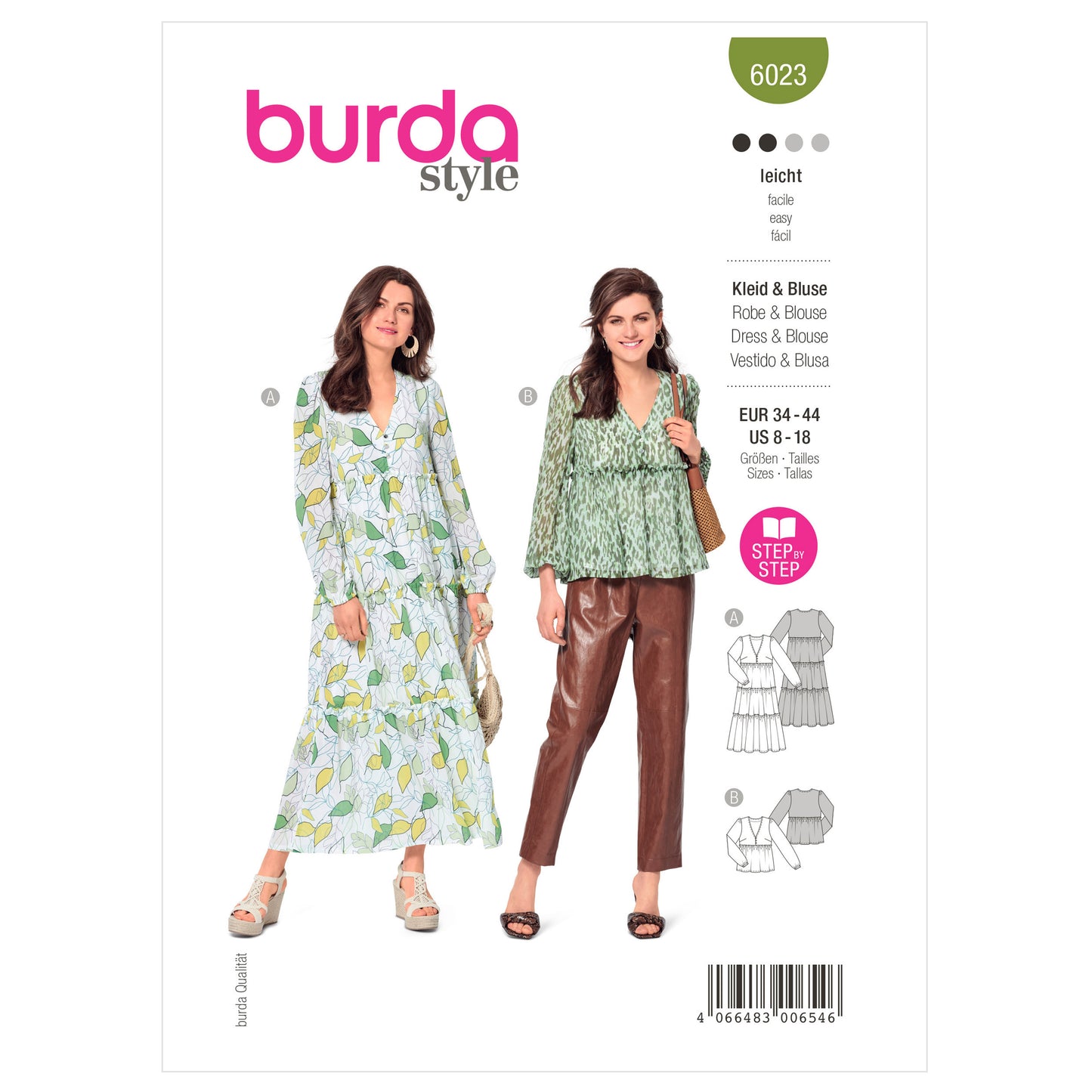 Burda Pattern X06023 Misses' Dress