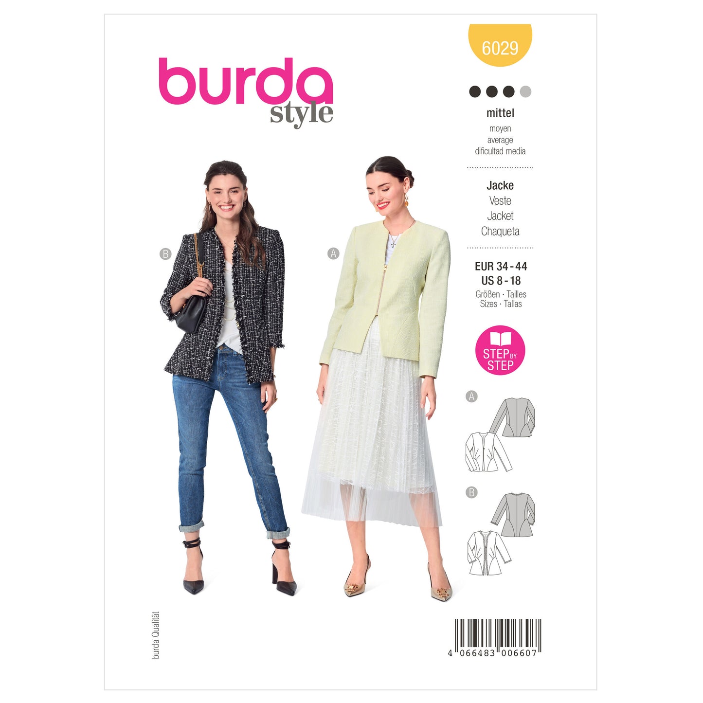 Burda Pattern X06029 Misses' Jacket