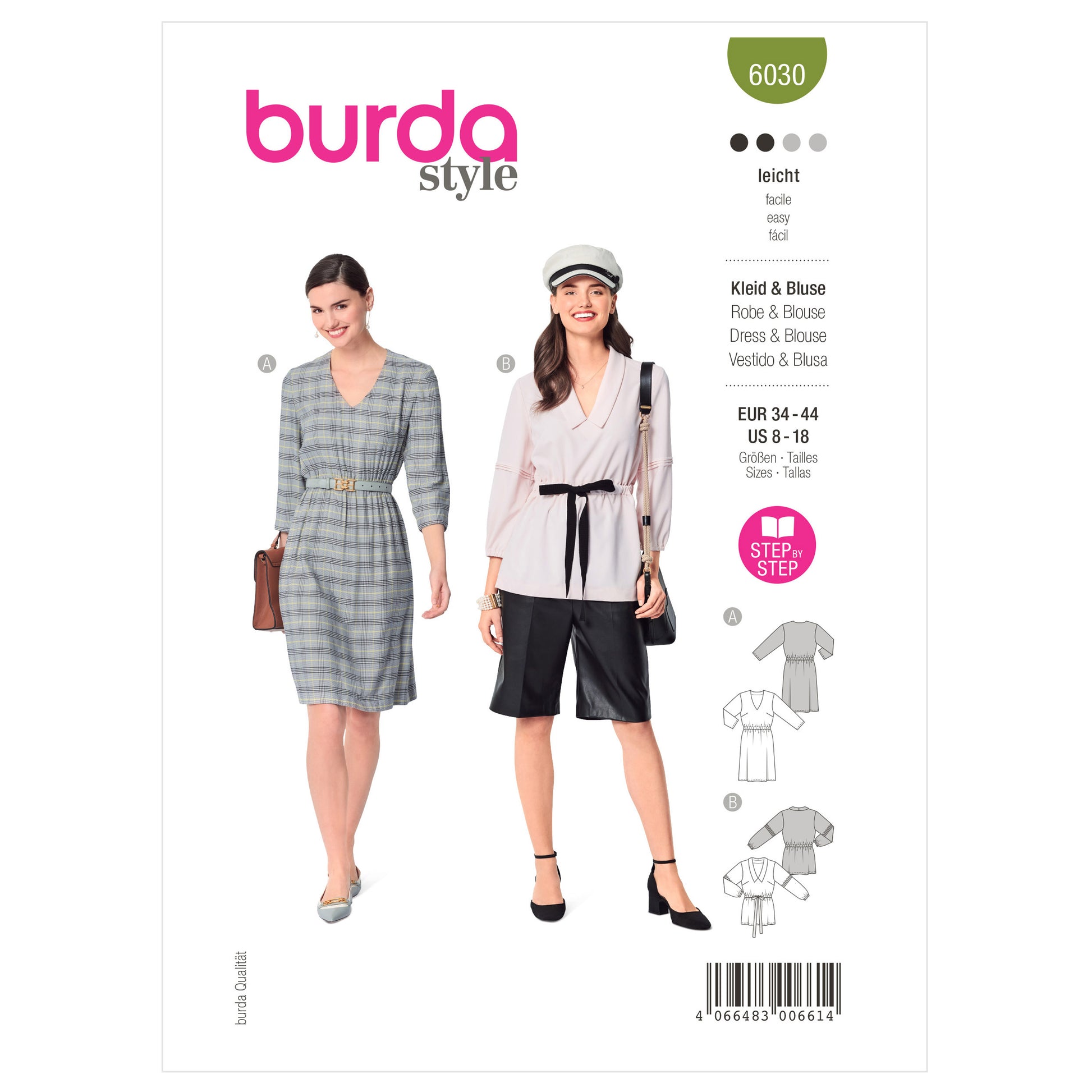 Burda Pattern X06030 Misses' Dress