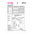 Burda Pattern X06042 Misses' Dress