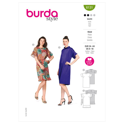 Burda Pattern 6131 Misses' Dress