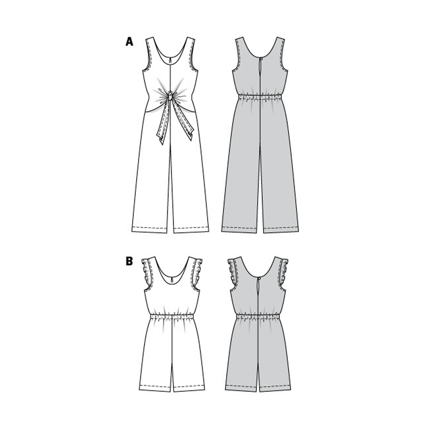 Burda Pattern 6134 Misses' Jumpsuit