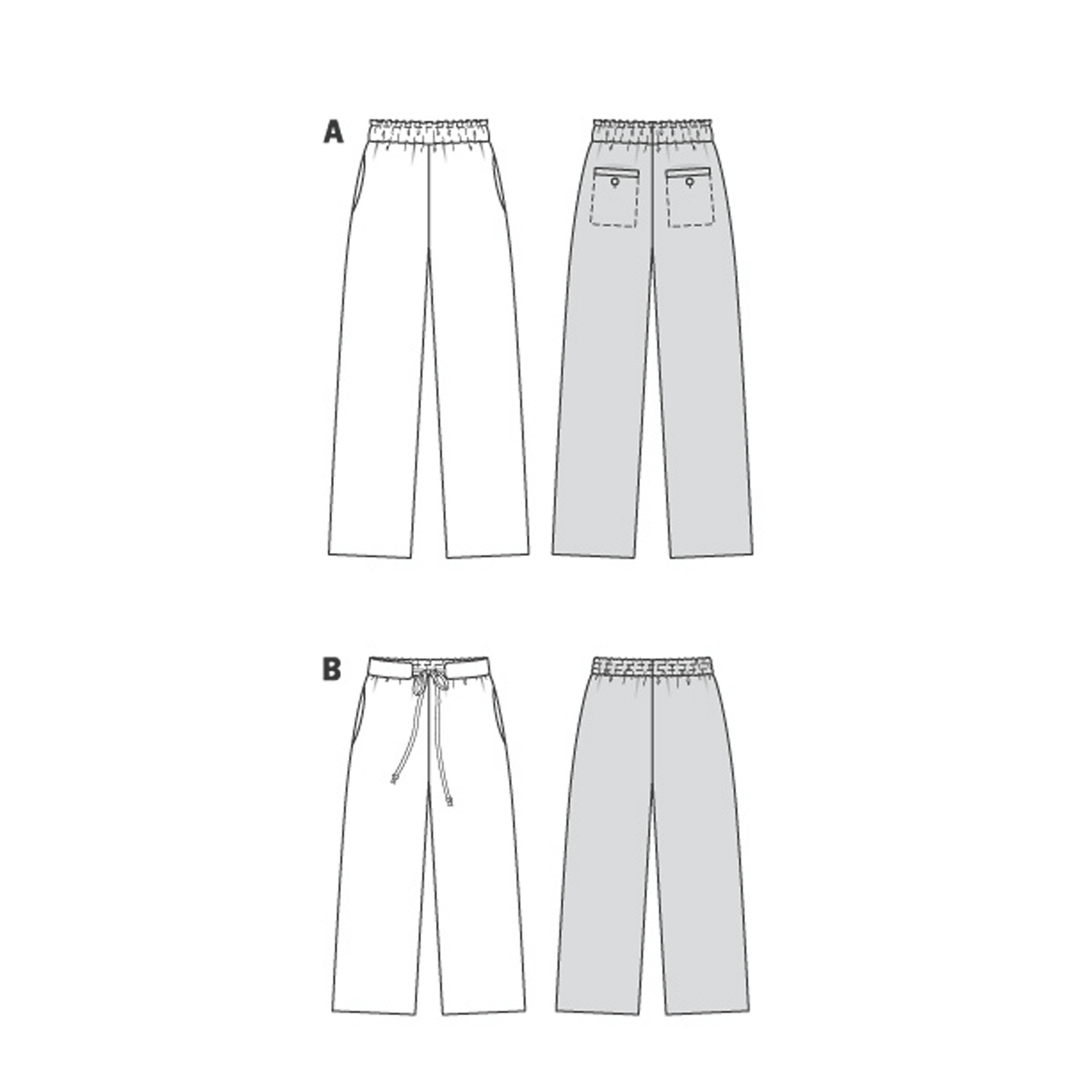 Burda Pattern 6148 Misses' Trousers and Pants