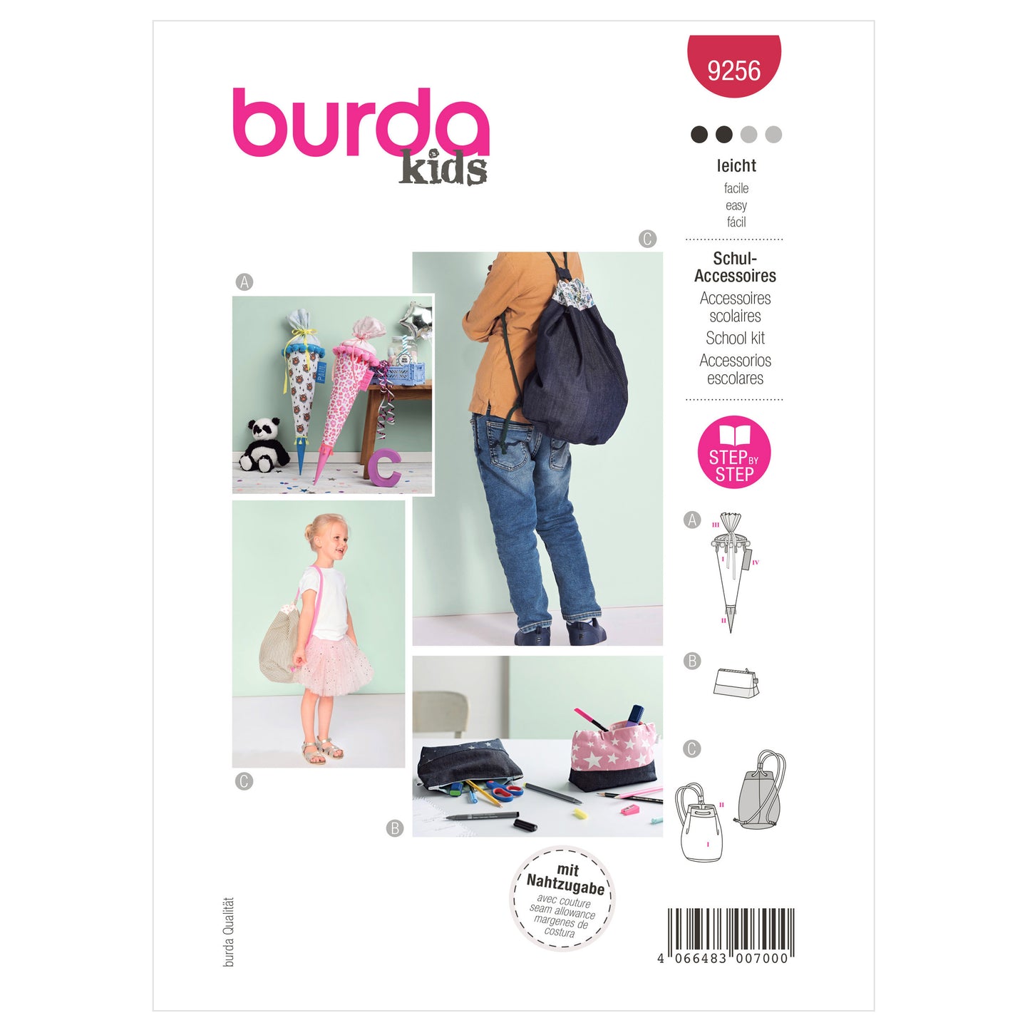 Burda Pattern X09256 Accessories