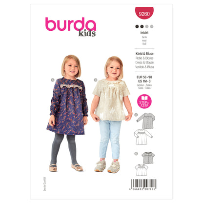 Burda Pattern X09260 Baby Dress