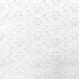 Broderie Anglaise Fabric, White- 130cm