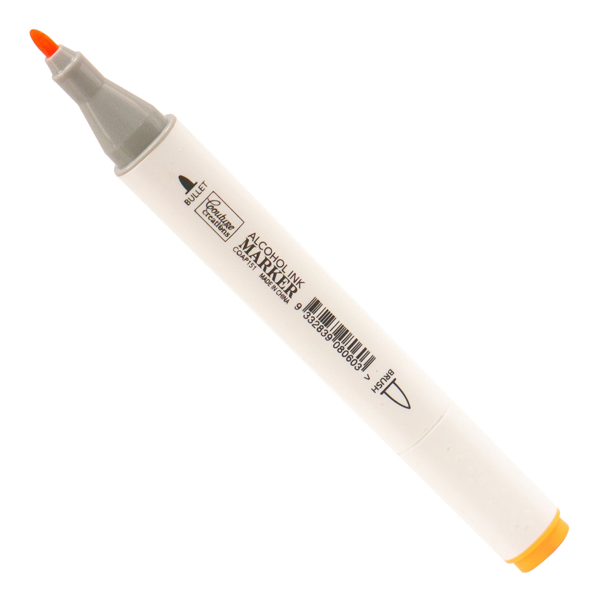 Twin Tip Alcohol Ink Marker, Light Orange