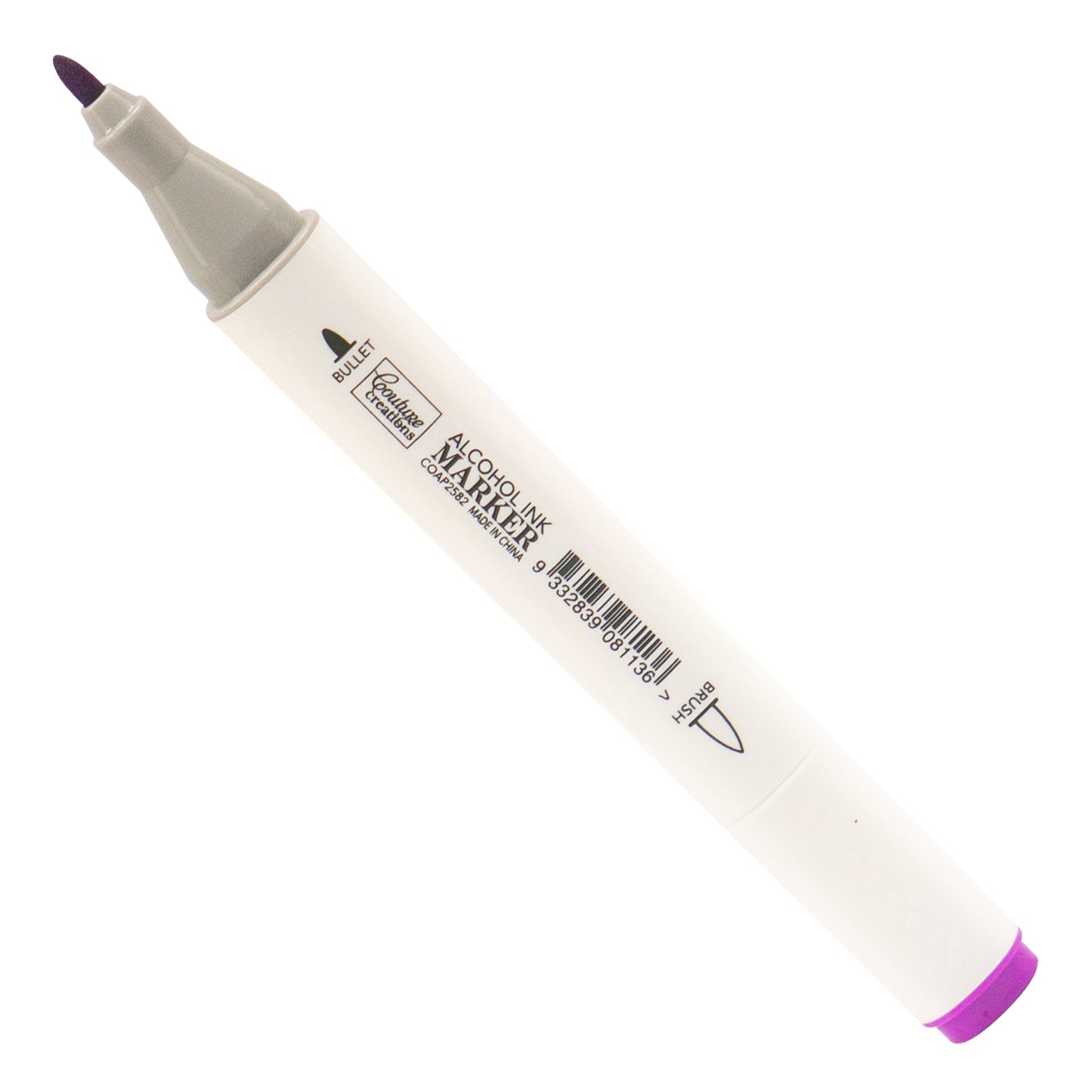 Twin Tip Alcohol Ink Marker, Purple