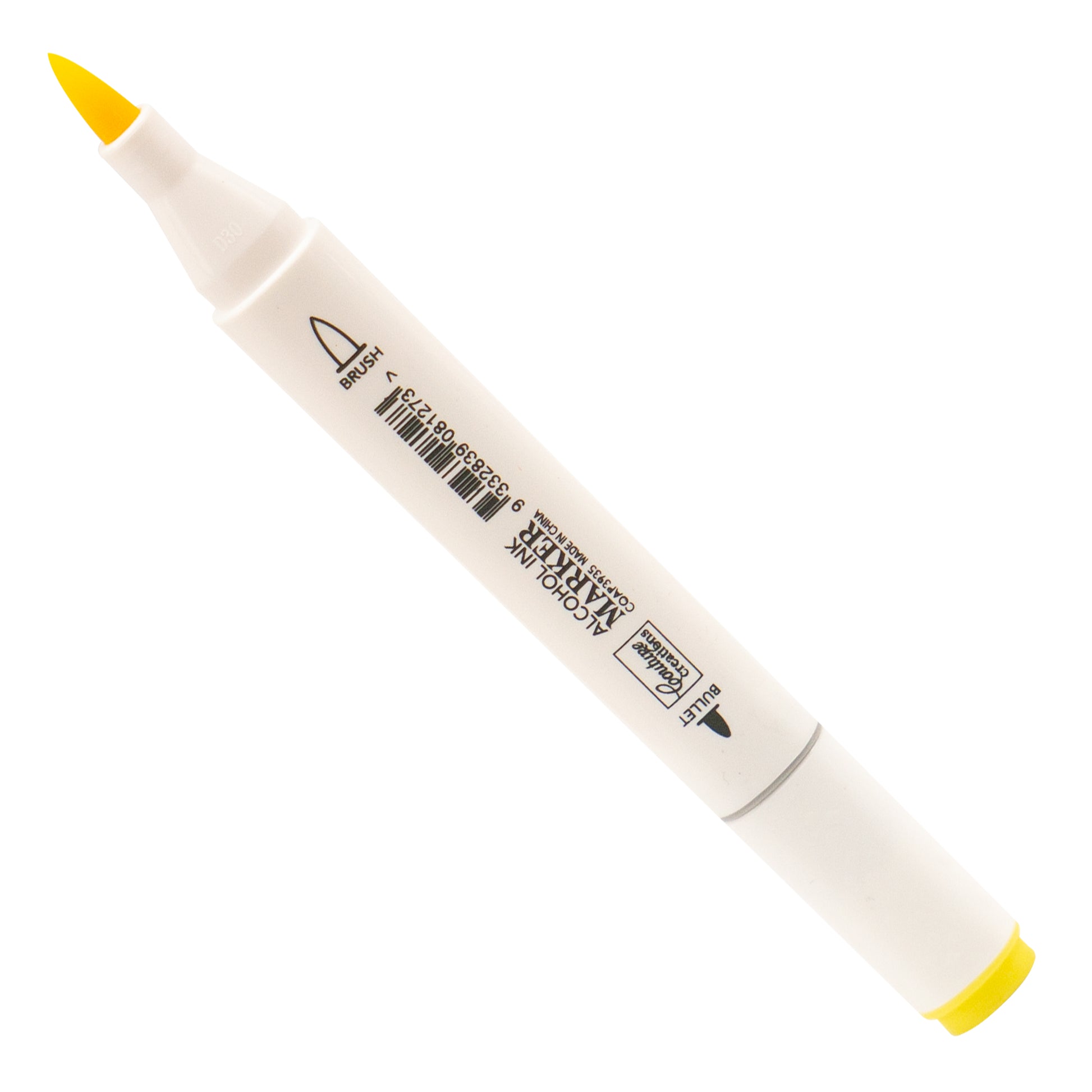 Twin Tip Alcohol Ink Marker, Bright Yellow