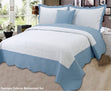 Georges Celeste Pinsonic Bedspread Set, Powder Blue