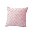 CH Decorative Cushions, Diamond Pipe Pink- 43x43cm