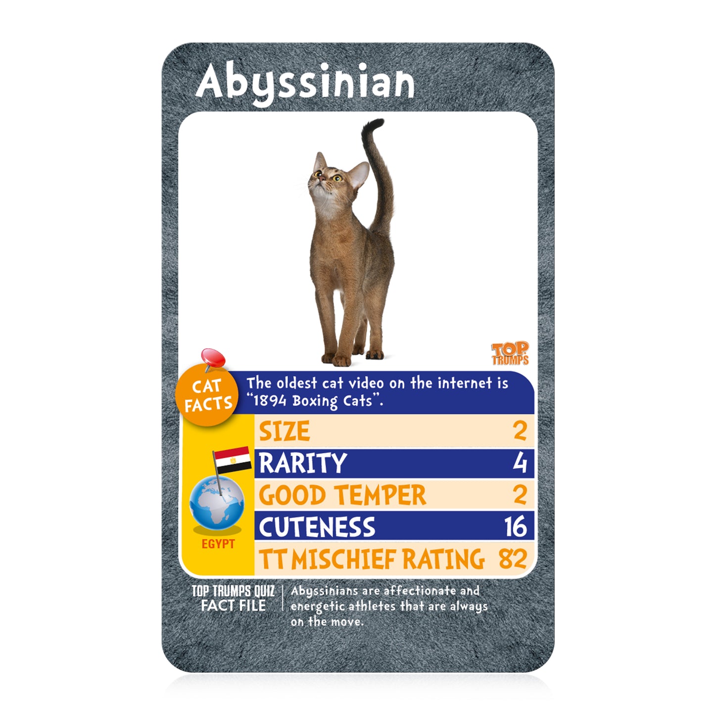 Top Trumps Cards, Cats