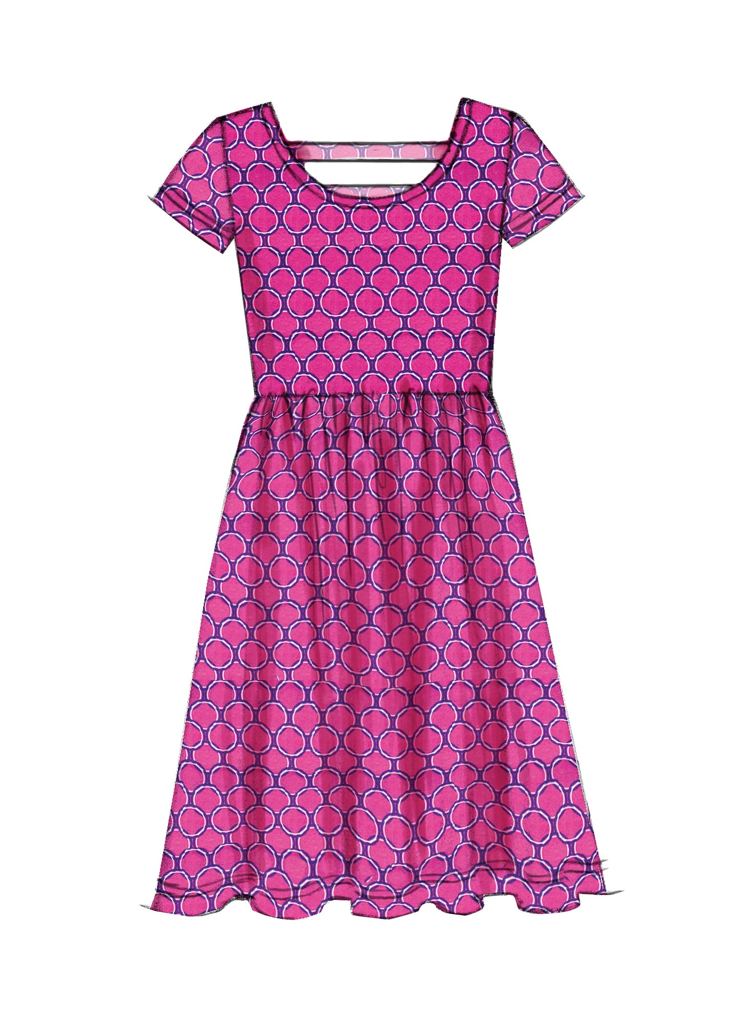 McCall's Pattern M7079 Girls'/Girls' Plus Dresses