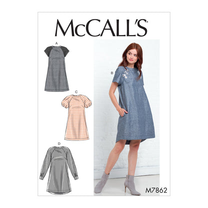 McCall's Pattern M7862 Misses' Dresses