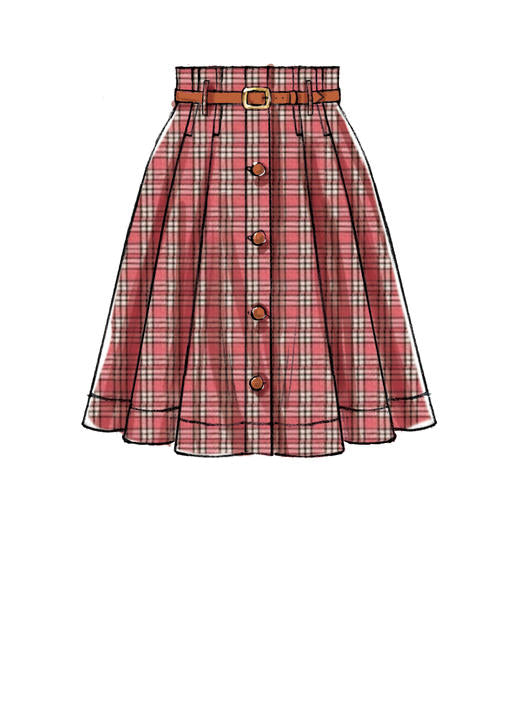 McCall's Pattern M7906 Misses' Skirts