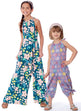 McCall's Pattern M7917 Children's and Girl's Romper, Jumpsuit and Belt