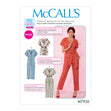 McCall's Pattern M7936 Misses'/Miss Petite Romper, Jumpsuit and Belt