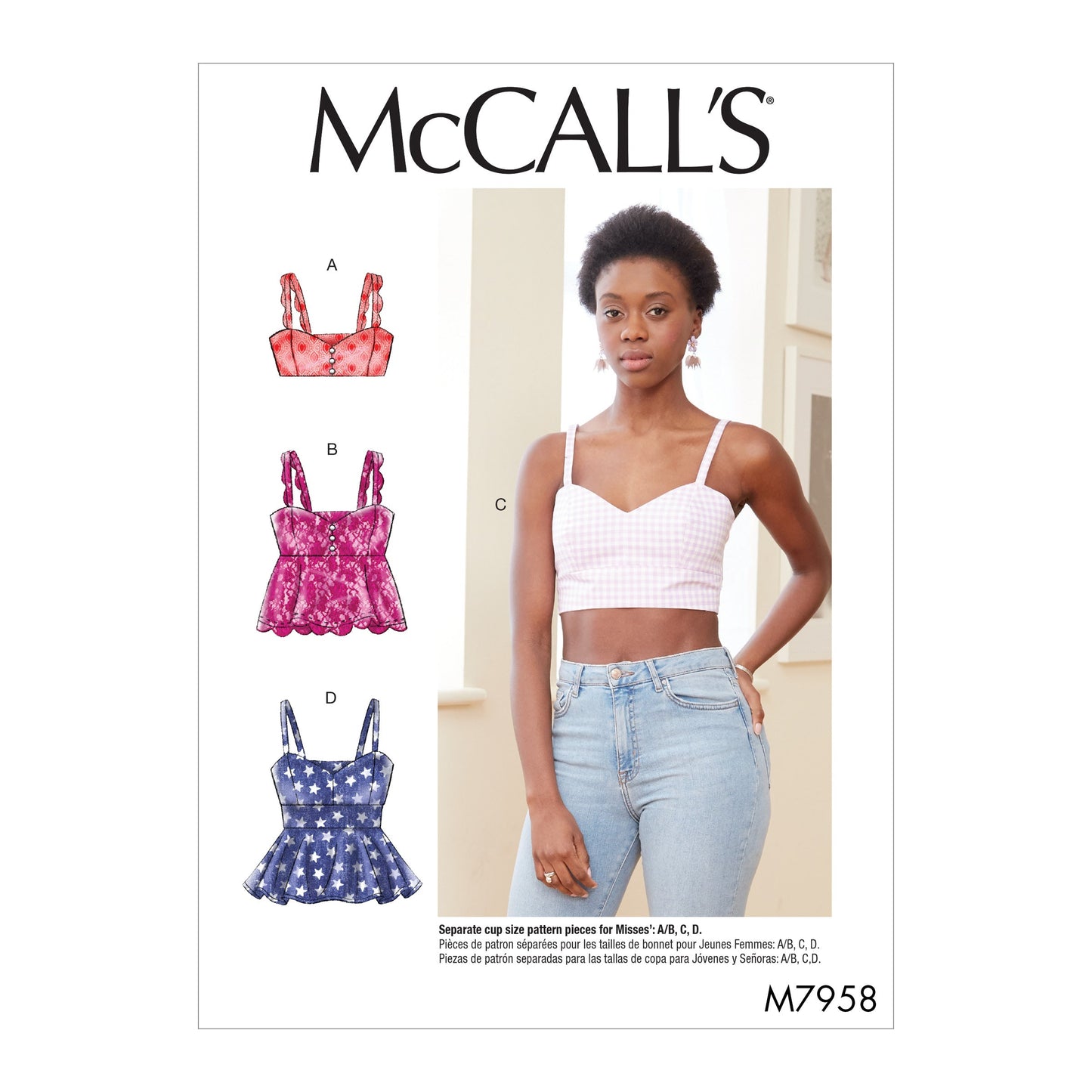 McCall's Pattern M7958 Misses' Tops