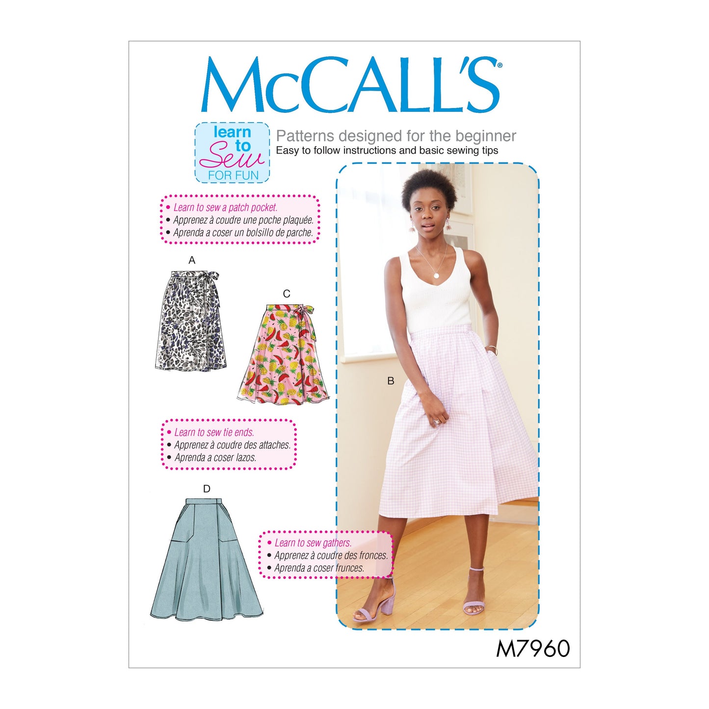 McCall's Pattern M7960 Misses' Skirts