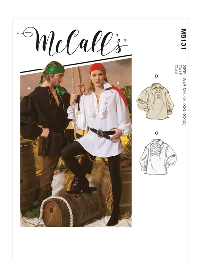 McCall's Pattern M8131 Unisex Shirts